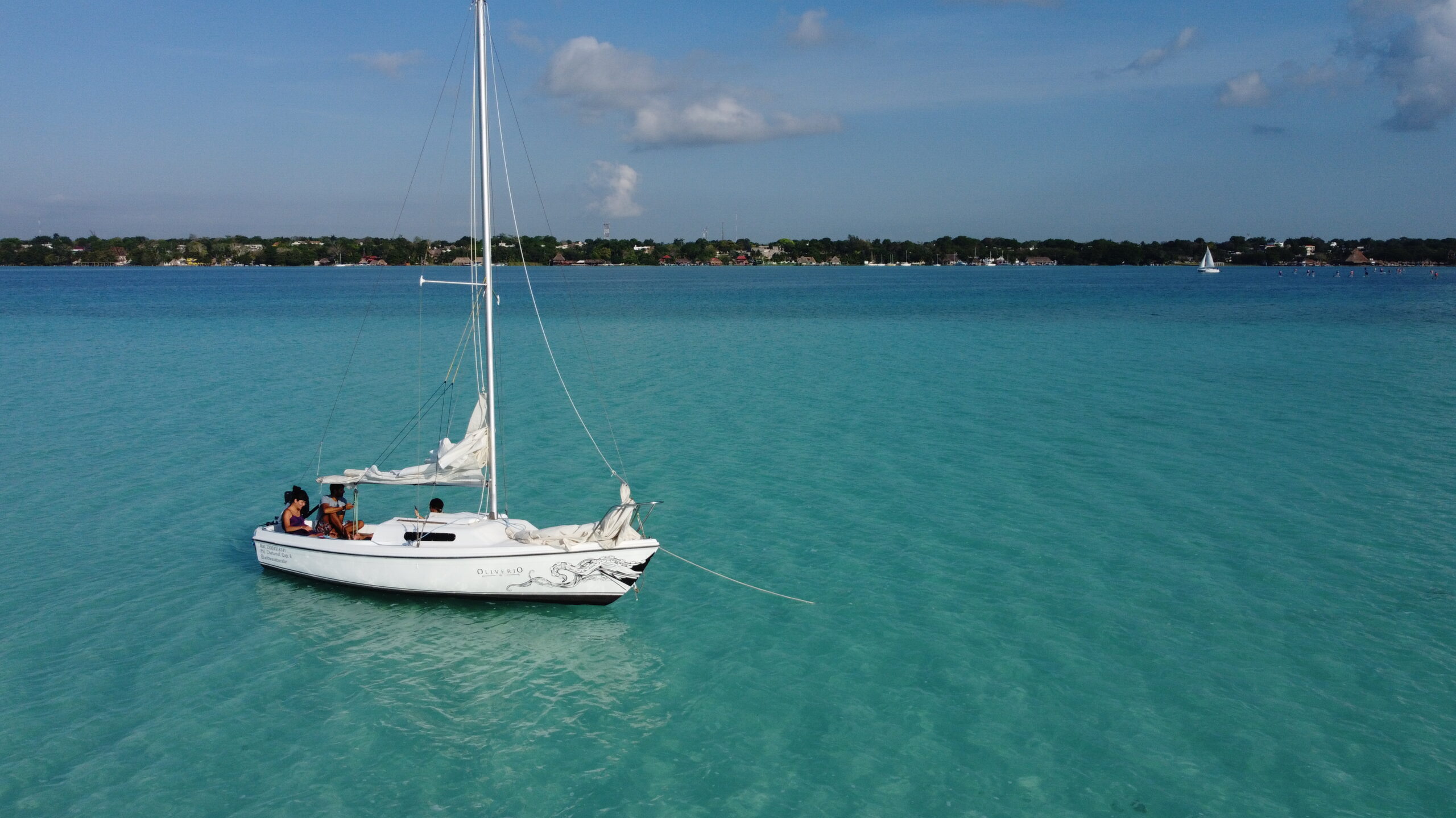 Vista aérea Laguna de Bacalar